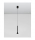 Navan Integrated LED Pendant Ceiling Light Matt Black Aluminium LED 6W 530Lm 3000K-4