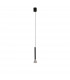 Navan Integrated LED Pendant Ceiling Light Satin Nickel Black Aluminium LED 6W 530Lm 3000K-1