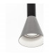 Navan Integrated LED Pendant Ceiling Light Satin Nickel Black Aluminium LED 6W 530Lm 3000K-5
