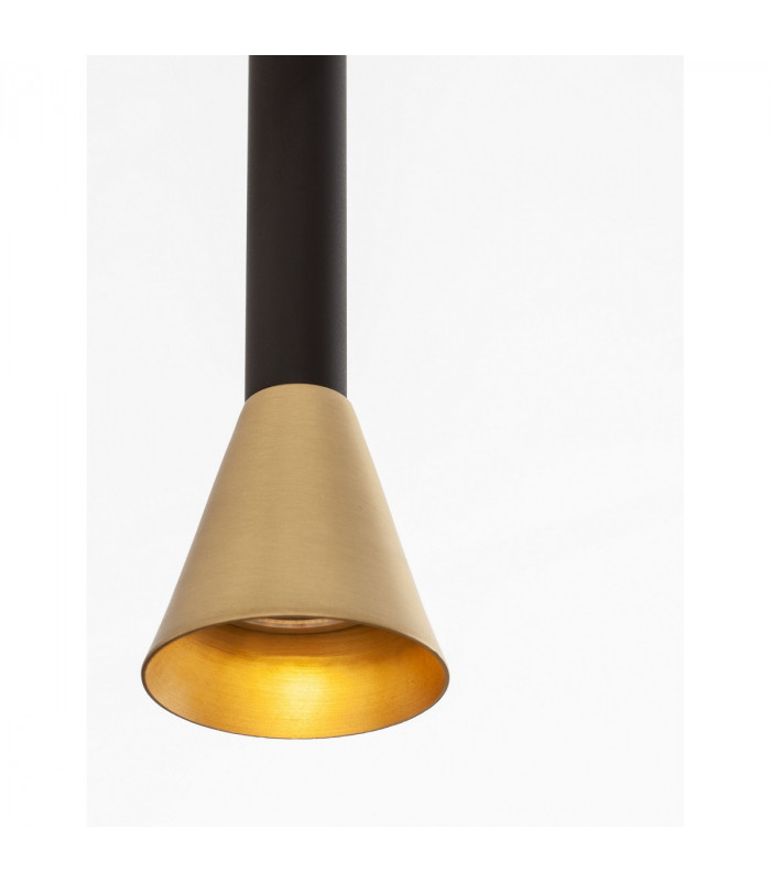 Navan Integrated LED Pendant Ceiling Light Brass Black Aluminium LED 6W 530Lm 3000K-5
