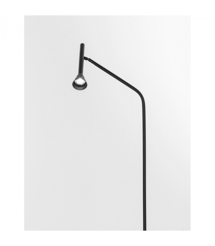 Navan Task Floor Lamp Matt Black Steel Aluminium LED 6W 530Lm 3000K-6