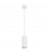 Aila Slim Pendant Ceiling Light Sandy White Aluminium LED GU10 1x10W-1