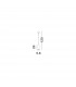 Aila Slim Pendant Ceiling Light Sandy White Aluminium LED GU10 1x10W-2
