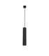 Gia Slim Pendant Ceiling Light Black Aluminium GU10 1x50W-1