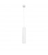 Gia Slim Pendant Ceiling Light White Aluminium GU10 1x50W-1
