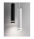 Esca Slim Pendant Ceiling Light Sandy Black Aluminium LED GU10 1x10W-3