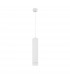 Esca Slim Pendant Ceiling Light Sandy White Aluminium LED GU10 1x10W-1