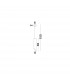 Pero Slim Pendant Ceiling Light Sandy Black Aluminium Outside Gold Aluminium Inside LED GU10 1x10W-3