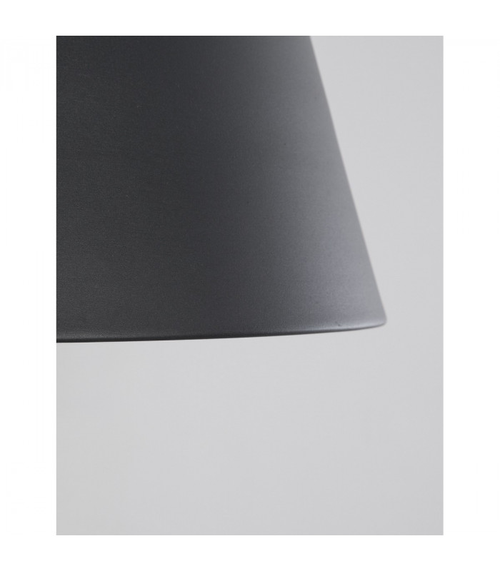 Volcano Integrated LED Pendant Ceiling Light Metal Sandy Black Outside Sandy White Inside LED 33W 1680Lm 3000K-5