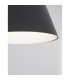 Volcano Integrated LED Pendant Ceiling Light Metal Sandy Black Outside Sandy White Inside LED 33W 1680Lm 3000K-6