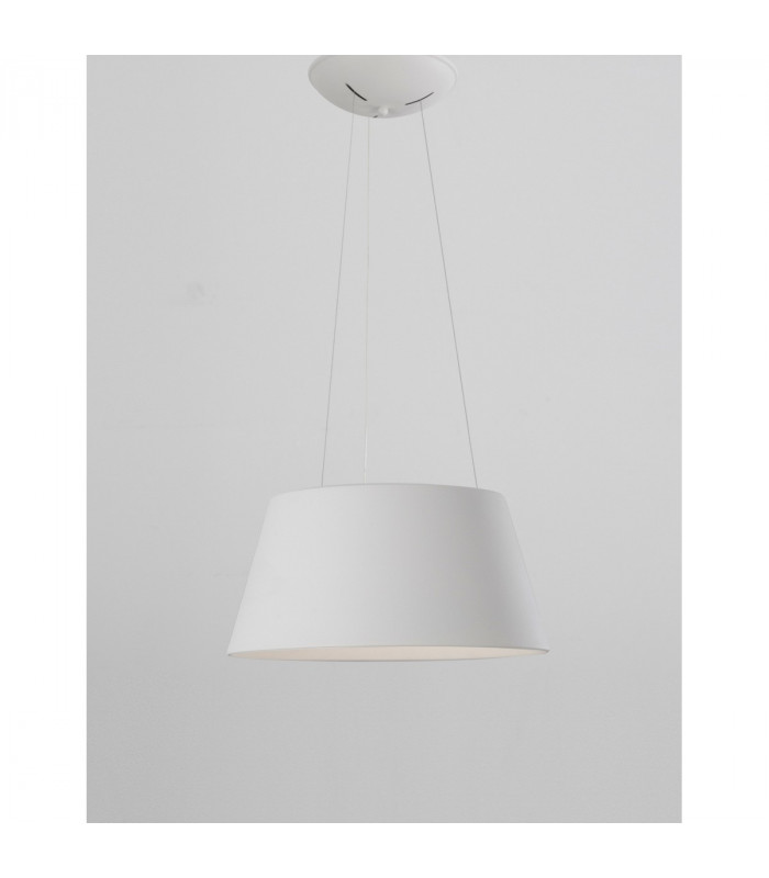 Volcano Integrated LED Pendant Ceiling Light Metal Sandy White Outside Sandy White Inside LED 33W 1680Lm 3000K-3