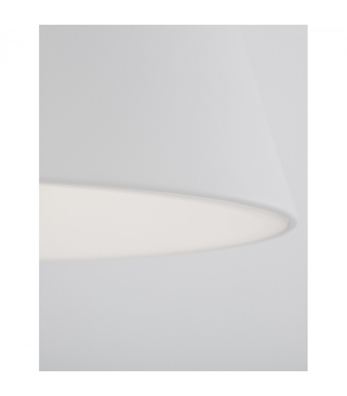 Volcano Integrated LED Pendant Ceiling Light Metal Sandy White Outside Sandy White Inside LED 33W 1680Lm 3000K-5