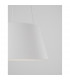 Volcano Integrated LED Pendant Ceiling Light Metal Sandy White Outside Sandy White Inside LED 33W 1680Lm 3000K-6