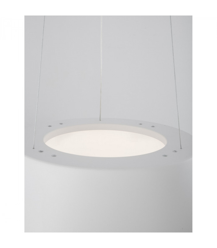 Volcano Integrated LED Pendant Ceiling Light Metal Sandy White Outside Sandy White Inside LED 33W 1680Lm 3000K-7