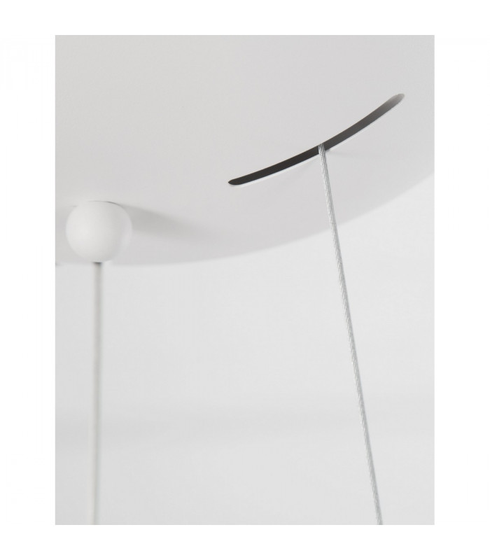 Volcano Integrated LED Pendant Ceiling Light Metal Sandy White Outside Sandy White Inside LED 33W 1680Lm 3000K-8