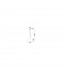 Benicio 42cm Dome Pendant Ceiling Light White Metal White Fabric Wire LED E27-3