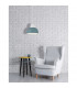 Victoria 26cm Dome Pendant Ceiling Light Blue White Aluminium White LED E27-2