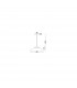 Victoria 40cm Dome Pendant Ceiling Light Blue White Aluminium White LED E27-2