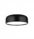 Perleto 3 Light Cylindrical Ceiling Light Matt Black SteelMatt White Steel LED E27-1