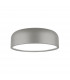 Perleto 3 Light Cylindrical Ceiling Light Matt Grey Steel Matt White Steel LED E27-1