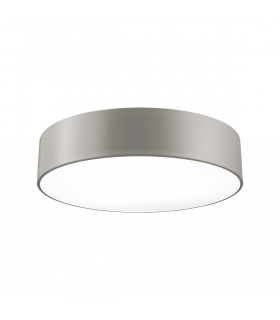 Finezza Cylindrical Ceiling Light Elephant Grey Steel Matt White Steel LED E27x3-1
