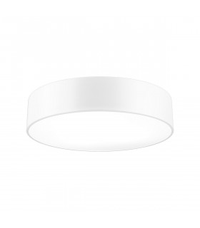 Finezza 3 Light Cylindrical Ceiling Light Matt White Steel Matt White Steel LED E27 3x40-1