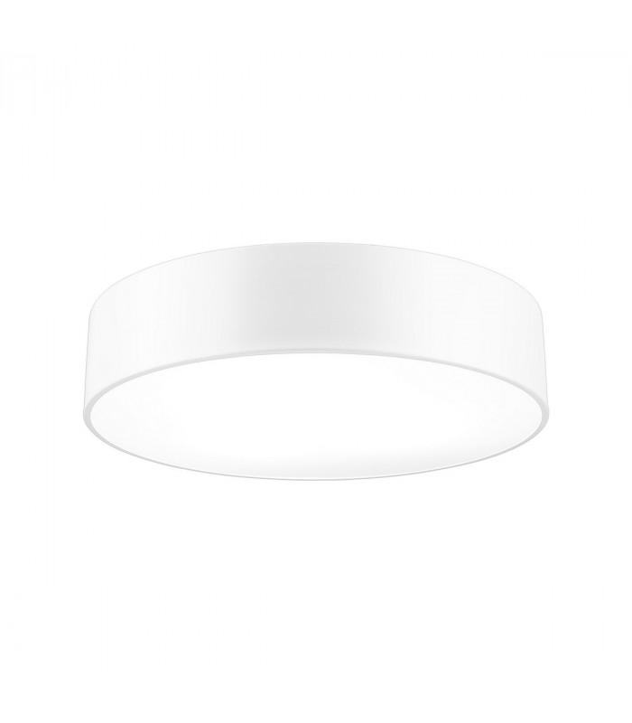 Finezza 3 Light Cylindrical Ceiling Light Matt White Steel Matt White Steel LED E27 3x40-1