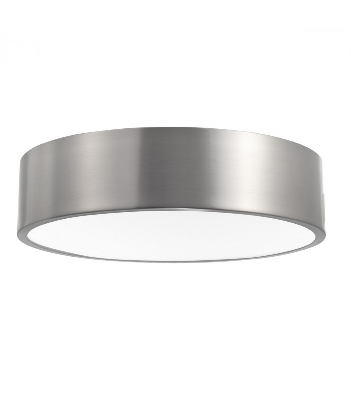 Finezza 3 Light Cylindrical Ceiling Light Satin Nickel Metal LED E27-1
