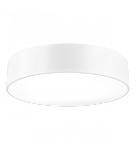 Finezza 3 Light Cylindrical Ceiling Light White Metal LED E27-1