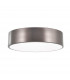 Finezza 3 Light Cylindrical Ceiling Light Bronze Metal LED E27-1