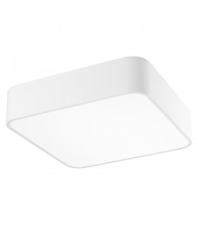 Ragu 46cm Flush Ceiling Light Metal White Outside Matt White Inside LED E27-1