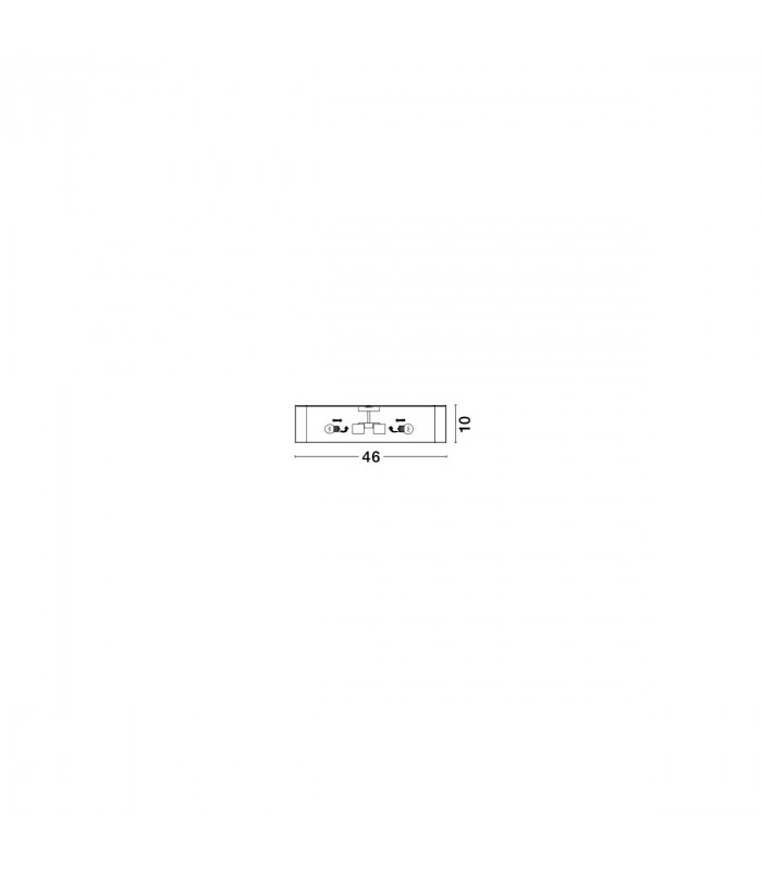 Ragu 46cm Flush Ceiling Light Metal Bronze Outside Matt White Inside LED E27-2