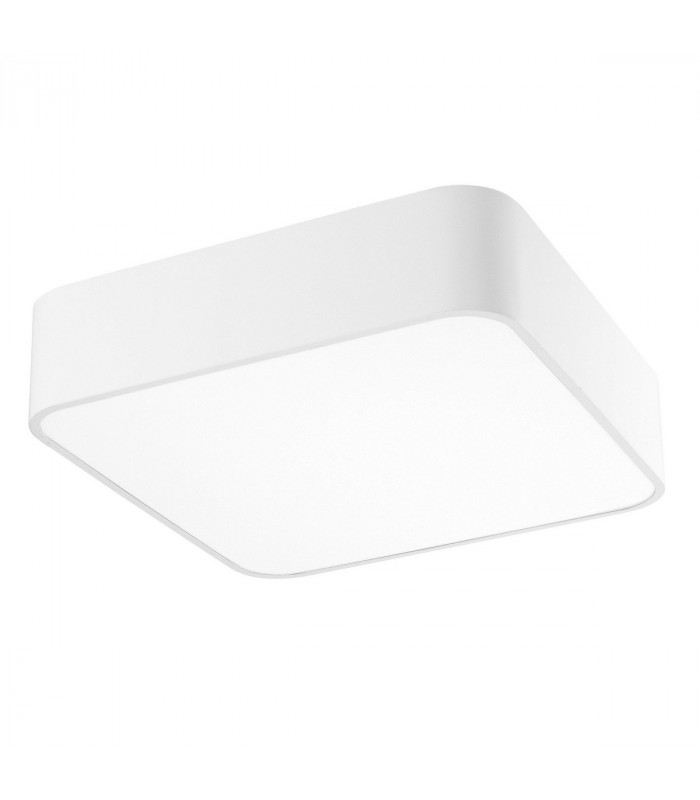 Ragu 36cm Flush Ceiling Light Metal White Outside Matt White Inside LED E27-1