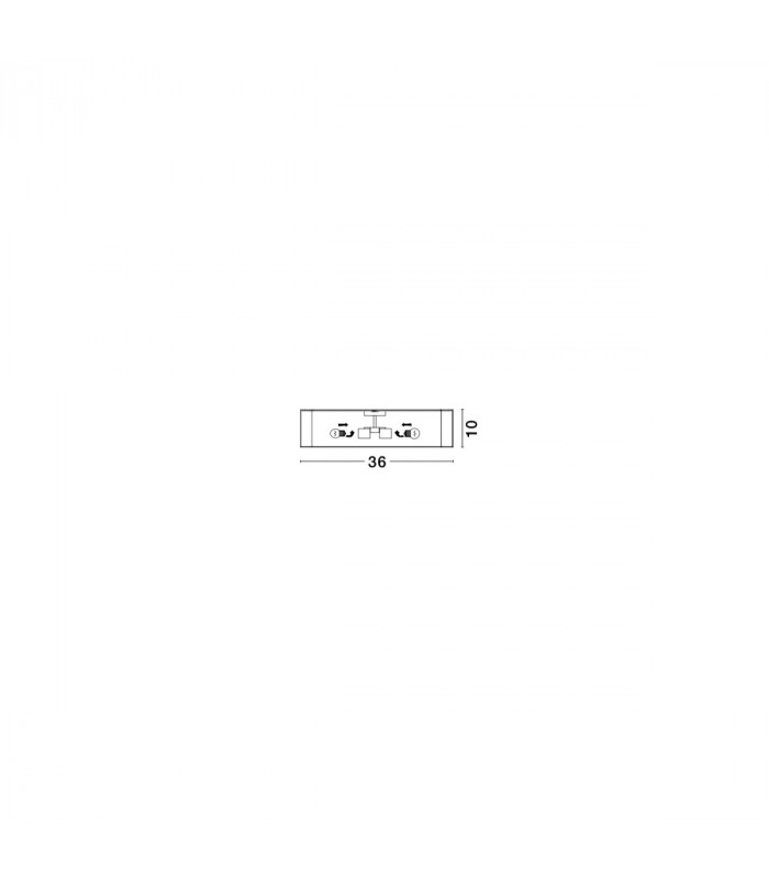 Ragu 36cm Flush Ceiling Light Metal Black Outside Matt White Inside LED E27-3