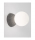 Zero Wall Lamp Grey Concrete Opal Glass LED G9-2