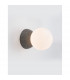 Zero Wall Lamp Grey Concrete Opal Glass LED G9-3