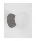 Zero Wall Lamp Grey Concrete Opal Glass LED G9-4
