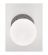Zero Wall Lamp Grey Concrete Opal Glass LED G9-6