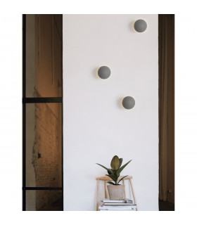 Netune Integrated LED Wall Lamp Grey Concrete White Aluminium LED 6W 160Lm 3000K-2