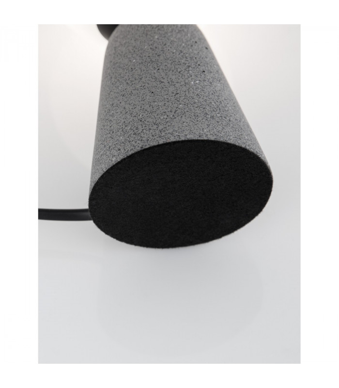 Zero Globe Table Lamp Grey Concrete Opal Glass LED G9-6