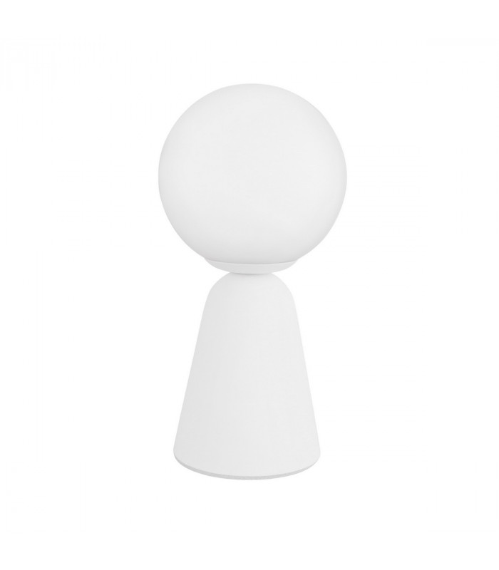 Zero Globe Table Lamp White Gypsum Opal Glass LED G9-1