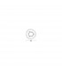 Cia Integrated LED Semi Flush Light White Aluminium LED 84W 5040Lm 3000K-2