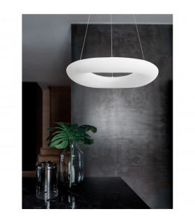 Cia Integrated LED Pendant Ceiling Light White Aluminium LED 50W 3000KLm 3000K-2