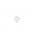 Cia Integrated LED Semi Flush Light White Aluminium LED 38W 2280Lm 3000K-3