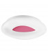 Cia Integrated LED Semi Flush Light Pink Aluminium LED 38W 2280Lm 3000K-1