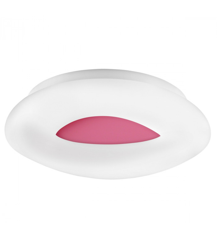 Cia Integrated LED Semi Flush Light Pink Aluminium LED 38W 2280Lm 3000K-1