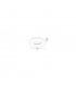 Cia Integrated LED Semi Flush Light Pink Aluminium LED 38W 2280Lm 3000K-2