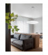 Pressione 4 Light Globe Pendant Ceiling Light Opal Glass Satin Metal Base Chrome Aluminium LED E27-2
