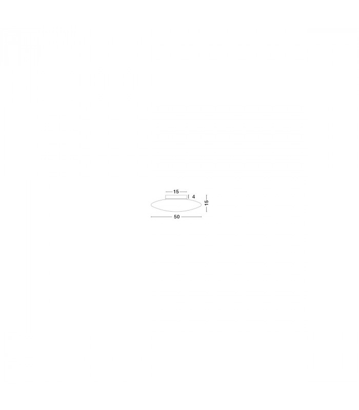 Pressione 50cm Flush Ceiling Light Opal Glass Matt White Metal LED E27-4