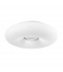 Bianco 4 Light Flush Ceiling Light Opal Glass Chrome Metal LED E27-1